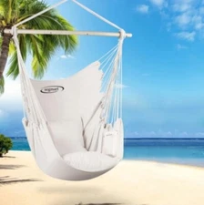 Segmart Metal Rod Canvas Hammock Chair
