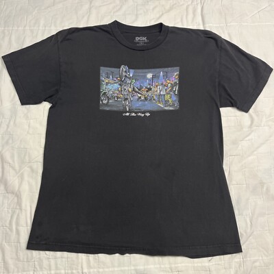 DGK  All The Way up  Tshirt Original* Street Take Over  Mens Size X Large.