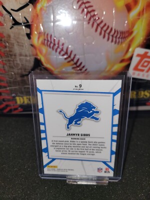 2023 Panini Donruss Optic Jahmyr Gibbs My House Silver Prizm RC #9