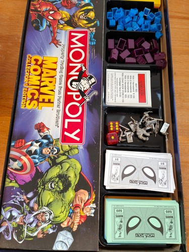 Monopoly Marvel Comics Collector's Edition (1999) Parker Brothers Board Game - Picture 17 of 20