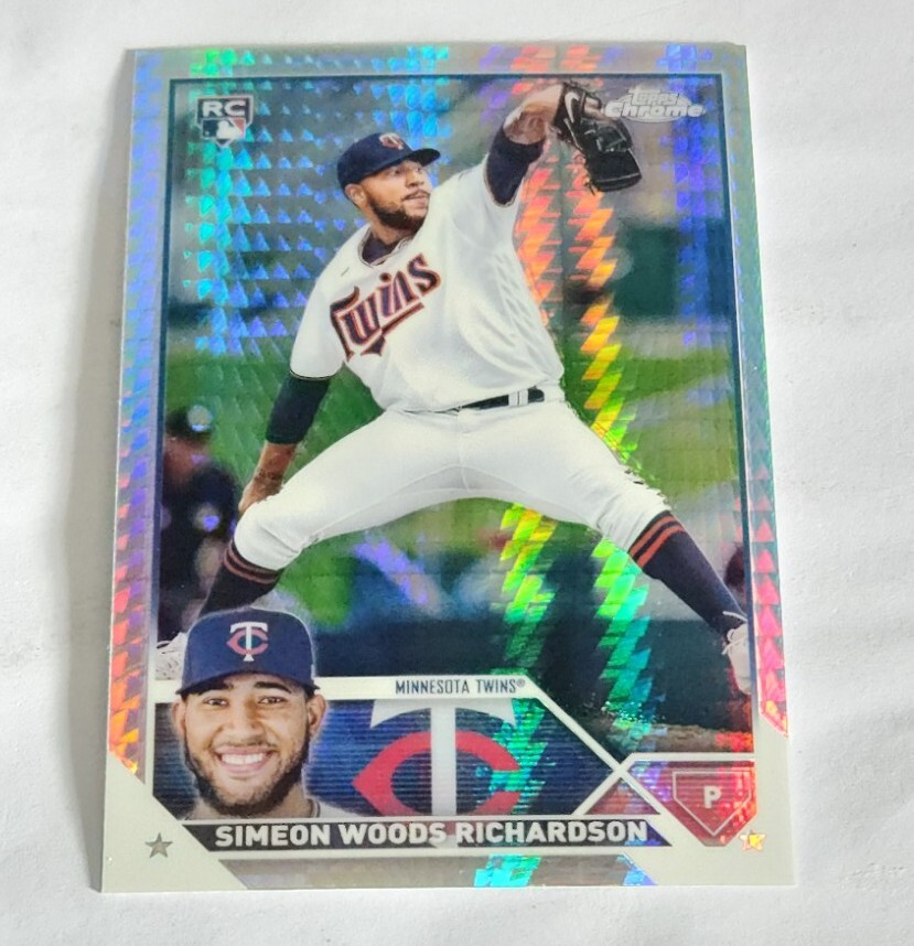 2023 Topps Chrome Simeon Woods Richardson Prism Refractor Rookie RC #173