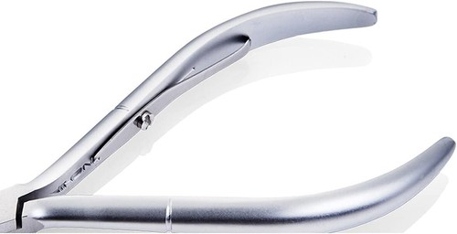 (Pack de 10) Alicates para cutículas D-04 Nghia acero inoxidable un resorte - mandíbula 16 NUEVO - Imagen 4 de 6