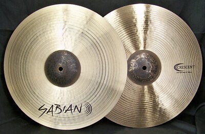 Sabian Crescent Element 15'' Hi Hat Cymbals/Model # EL15H/New