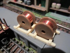 SP1220 Kupferspuhlen + Transportgestell Spur N