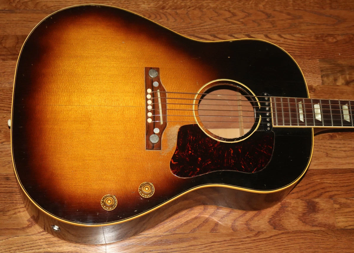 1956 Gibson J 160 E vintage acoustic electric guitar eBay