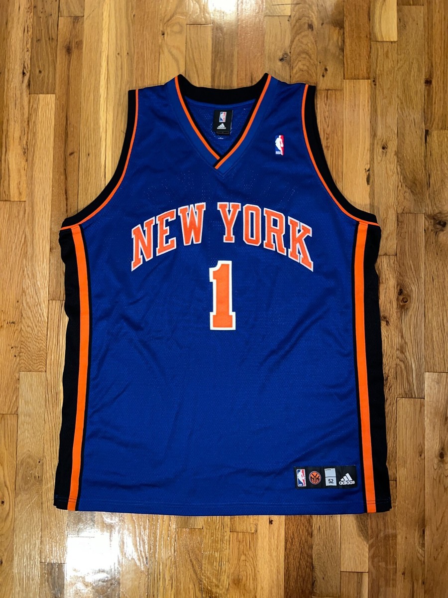 ANFERNEE PENNY HARDAWAY Adidas New York Knicks AUTHENTIC Jersey 52