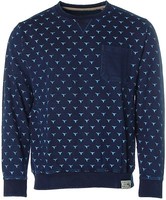 Kitaro Herren Sweatshirt Sweater Rundhals -Motorcycle & Co- Indigo M K7510