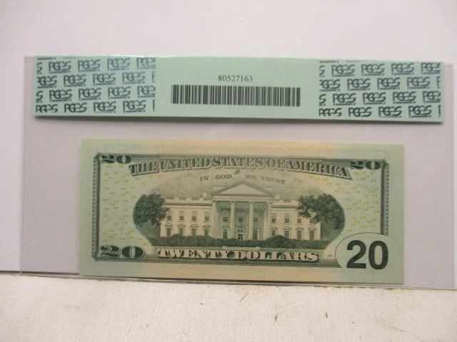 2009 $20 Low 3 digit Serial No 00000977 PCGS 64PPQ - Image 2 of 2