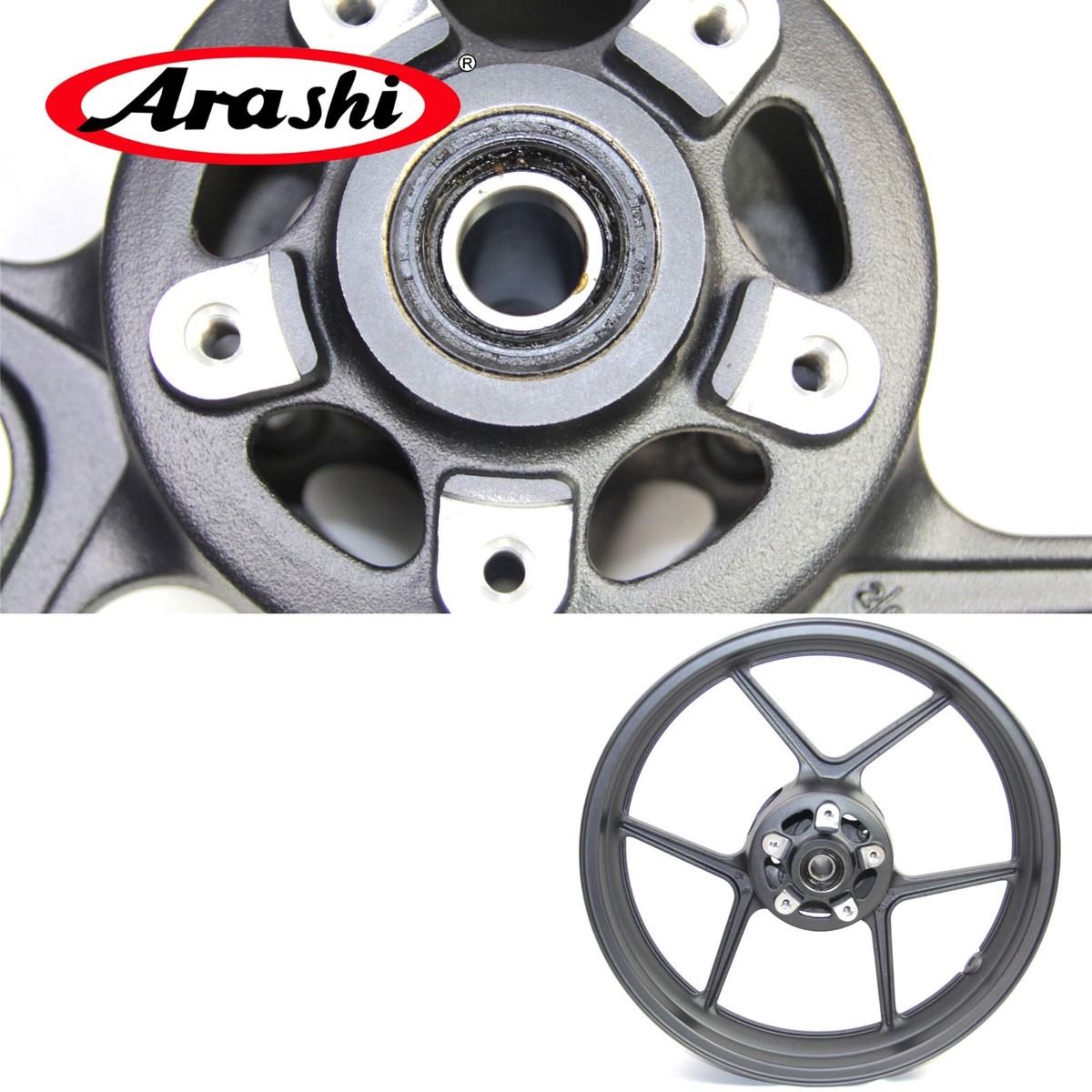 17x3.5'' Front Wheel Rim for Kawasaki Ninja ZX-6R ZX6R 2005-2012