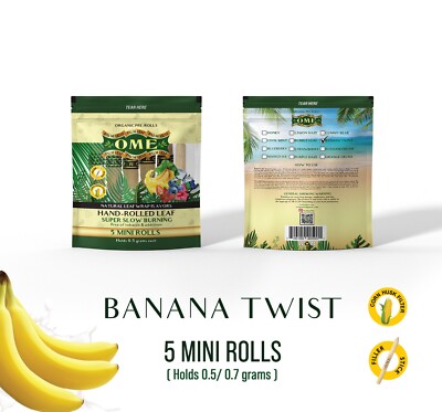 15X OME PALM LEAF WRAPS BANANA Mini size 3 Packs FREE SHIPPING
