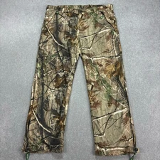 Realtree Trousers Adult Large Brown Carpenter Camo Y2K Workwear Lined Pant Men