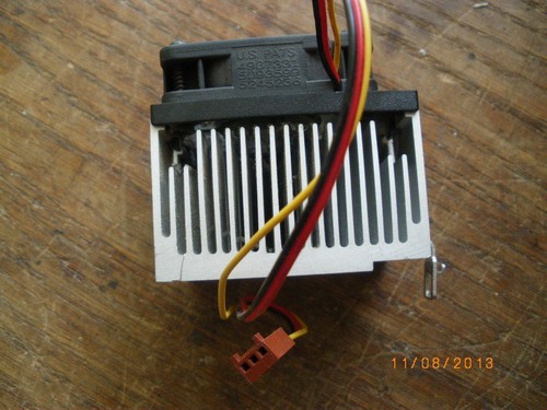 Gehäuselüfter Lüfter PC Computer Gebläse 2Stufen Power Led Kühlen Alublock CPU