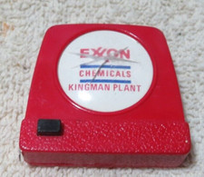 Vintage Exxon Chemicals Tape Measure USA Kingman Plant
