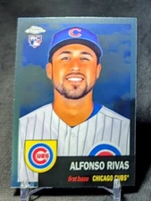 Alfonso Rivas Rookie RC 2022 Topps Chrome Platinum Anniversary Card #185 Cubs