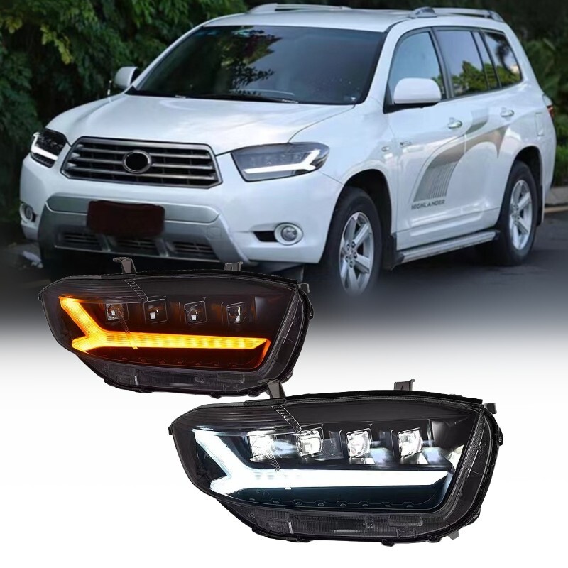 トヨタ クルーガー ハイランダー ヘッドライト 左右セット トヨタ