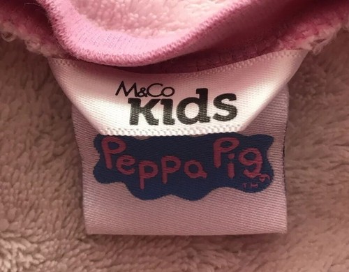 Gorgeous Pair Of Fleece Peppa Pig Pyjamas M&Co. Size 18-24 Months - Picture 5 of 6