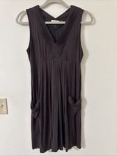 Calvin Klein Sleeveless Casual Brown Dress Women's size 6