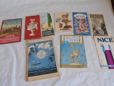 Vintage Reiseprospekt Sammlung Frankreich 50er Jahre