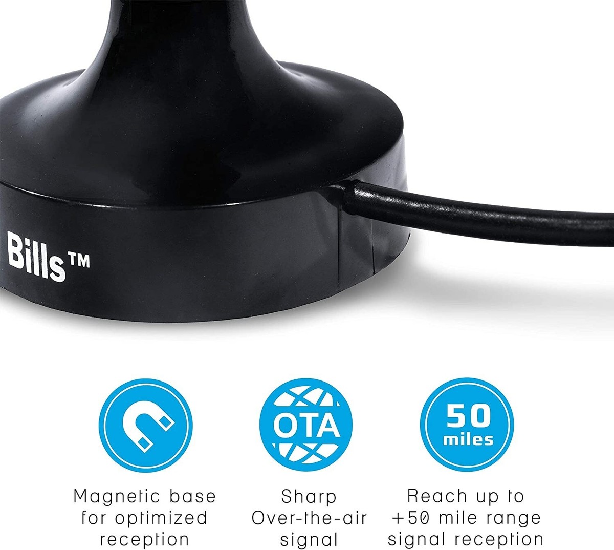 TV digale Antenna Costruire-In Antenna Amplifica... - Grandado