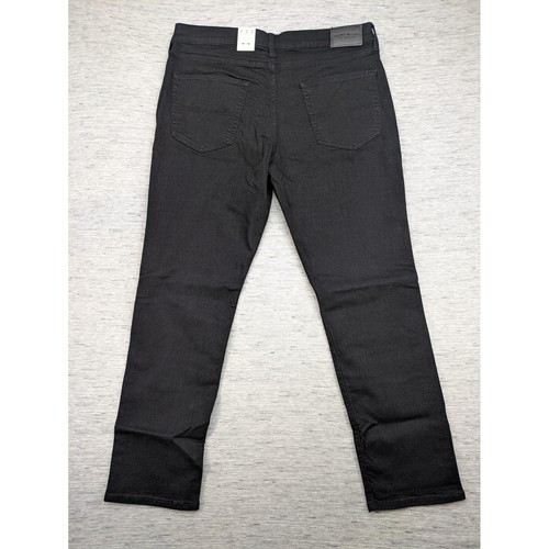 Lucky Brand 223 Straight Jeans Advanced Stretch Black Denim Mens 38x32 - Picture 13 of 16