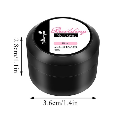 5 ML Solid Nail Glue For Nails Extension Nail Shaping Clear White Pink Nail Art - Picture 2 of 24