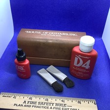 Vintage Discwasher D4 Record Cleaning System Wood Brush plus Fluid S4