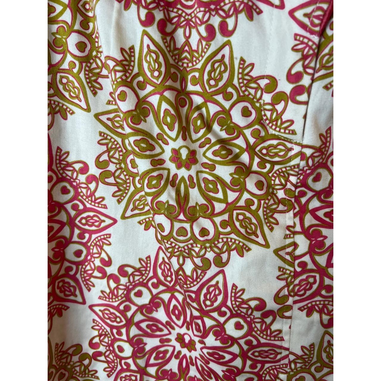 Etcetera Womens Patterned Knee Length Button Skir… - image 3