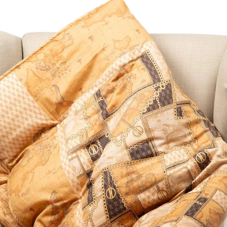 Plaid Geo Chain di Alviero Martini in Raso 130x170 cm X279 - Immagine 2 di 3