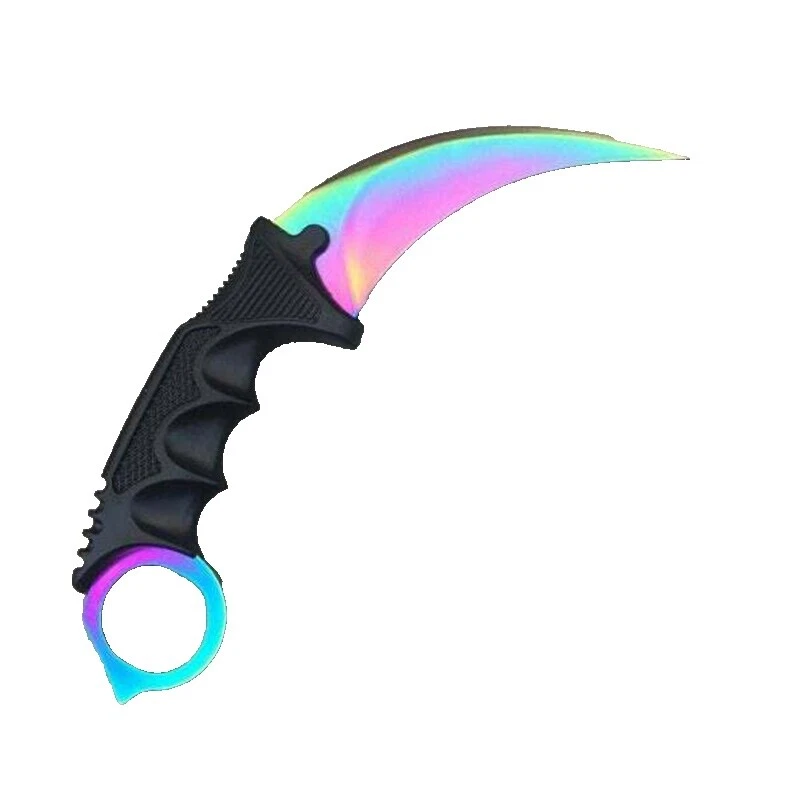 Plastic Handle Hidden Collectible Fixed Blade Knives