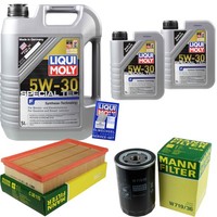 Mann Inspektionspaket 7L Liqui Moly 5W-30 FüR Jaguar S-Type 3.0 V6 2.5 XJ