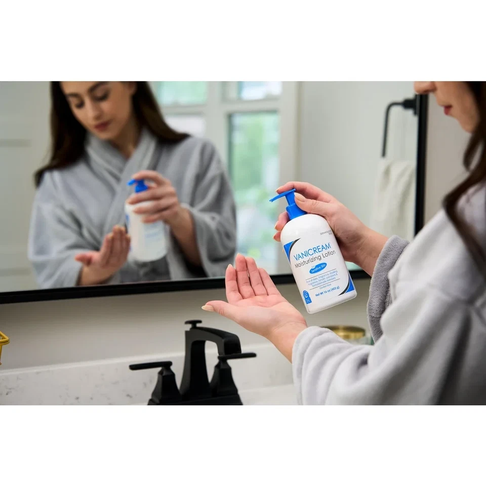 for Sensitive Skin Moisturizing Lotion, 16 Oz (2 Pack) (Bundle) - Image 4 of 4