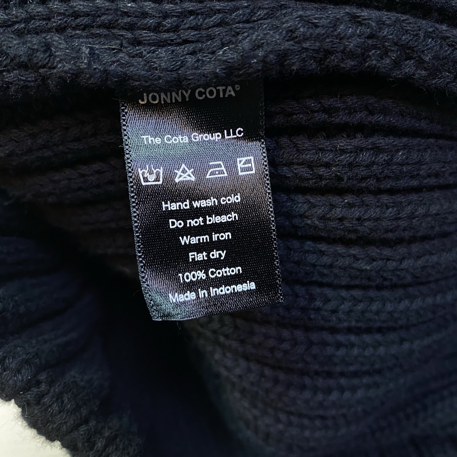 Jonny Cota Solid Black Oversized Long Sleeve Turt… - image 6