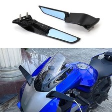 Motorcycle Adjustable Wind Wing Side Mirrors Compatible with YAMAHA YZF R1