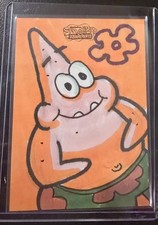 Topps SpongeBob 2025 Patrick Star Sketch 1/1