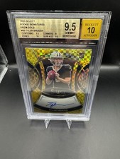 2025 Select Tyler Shough Rookie Signatures Gold Bookend 10/10 BGS 9.5 Auto 10