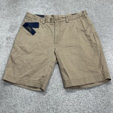 Polo Ralph Lauren Shorts Mens 34 Classic Fit 9  Inseam Khaki Beige Cotton NWT