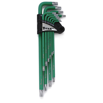  TITAN 13 Pc. Xtra Long Arm Torx Key Set-Tamper Proof 12715