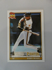 BASEBALL  CARD 1991 BARRY BONDS  #570