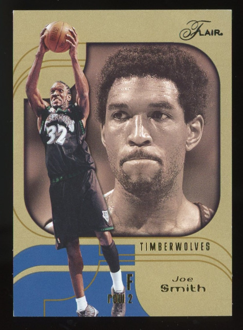 2002-03 Flair Row 2 #5 Joe Smith #17/25 Minnesota Timberwolves