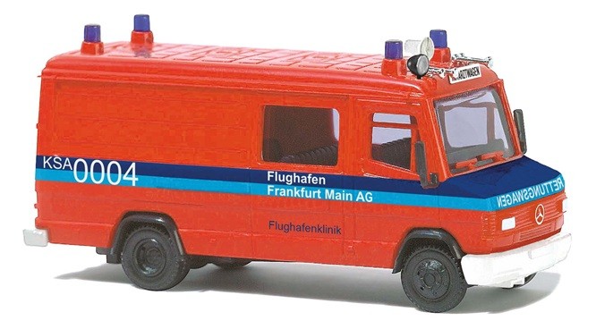 Busch 44302 - H0 - Mercedes 507, FW Fraport - New