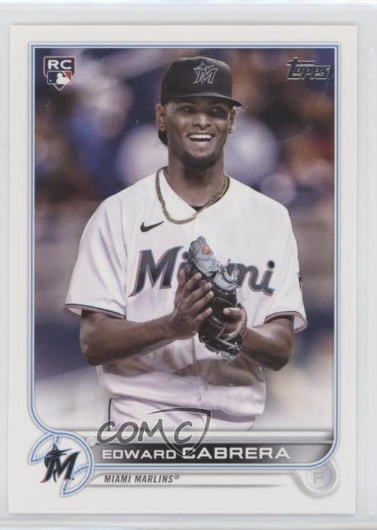 2022 Topps Series 2 Image Variation SP Image Variation Edward Cabrera #566 12ec