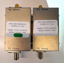 JFW Industries 57ZTT-AB SM/FF 50-75 Ohm Impedance Transformer Unit