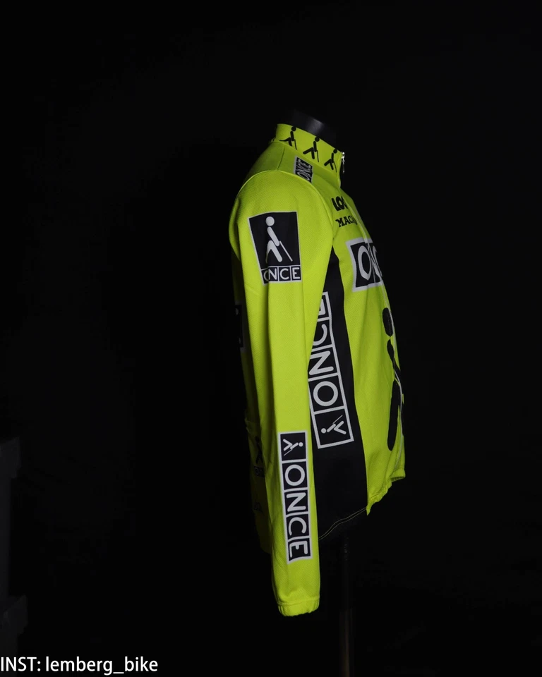 ONCE Etxe Ondo Etxeondo LOOK vintage mens long sleeve cycling jersey (L) #591 - Image 2 of 4