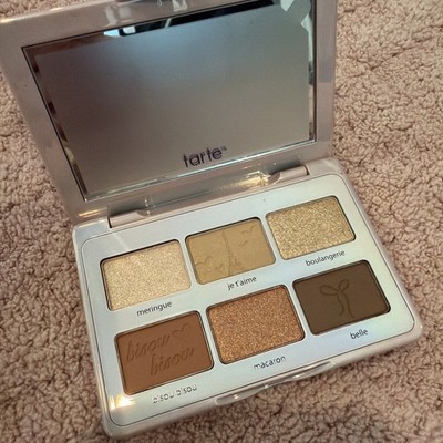 New Tarte Tartelette Amazonian Clay Travel Palette CREME BRULEE -NO BOX