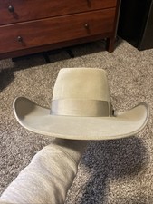 3XXX Beaver Resistol Self-Conforming Cowboy Hat Size 6 7/8