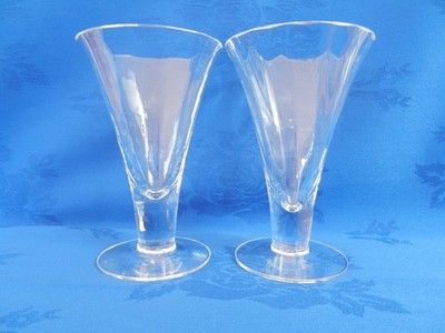 Vintage Dartington Glas FT405 Clarion Suite Weingläser x 2 signiert. 3 verfügbar