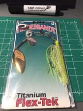VINTAGE 1/2 OZ. HILDEBRANDT TITANIUM FLEX-TEK WEEDLESS SPINNERBAIT NIP USA MADE