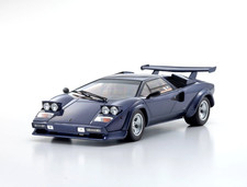 Kyosho 1/18 Lamborghini Countach LP5000 Quattrovalvole Blue Diecast Car Model