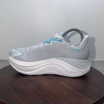 Hoka Skyward X Women's Size 7B Cosmic Grey Rose Gold Running Shoes Sneakers