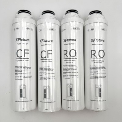 XFluture SimPure Y7/Y7P/Y7T Replacement Water Filter Cartridge ( 2x CF + 2x RO)